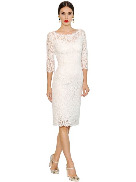 dolce gabbana dress white|dolce & gabbana dress sale.